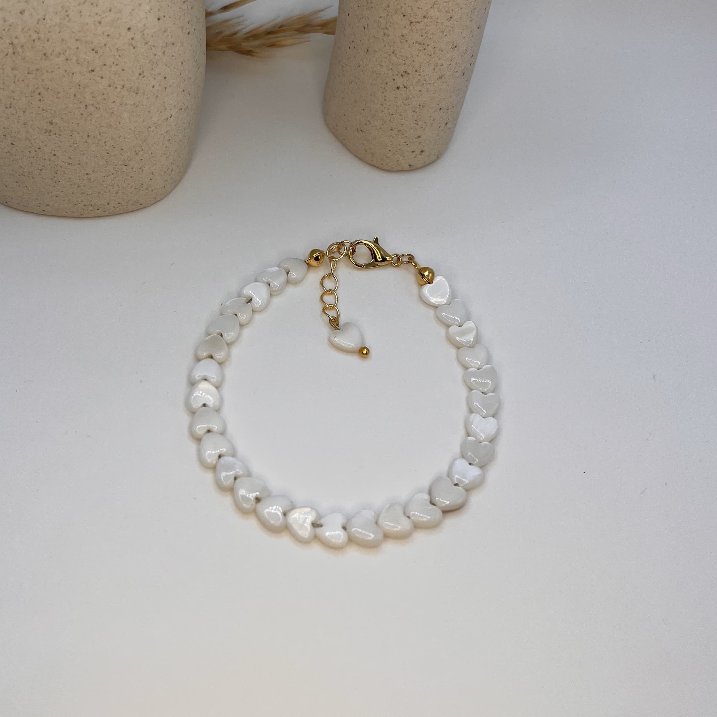 Heart Shell Bracelet