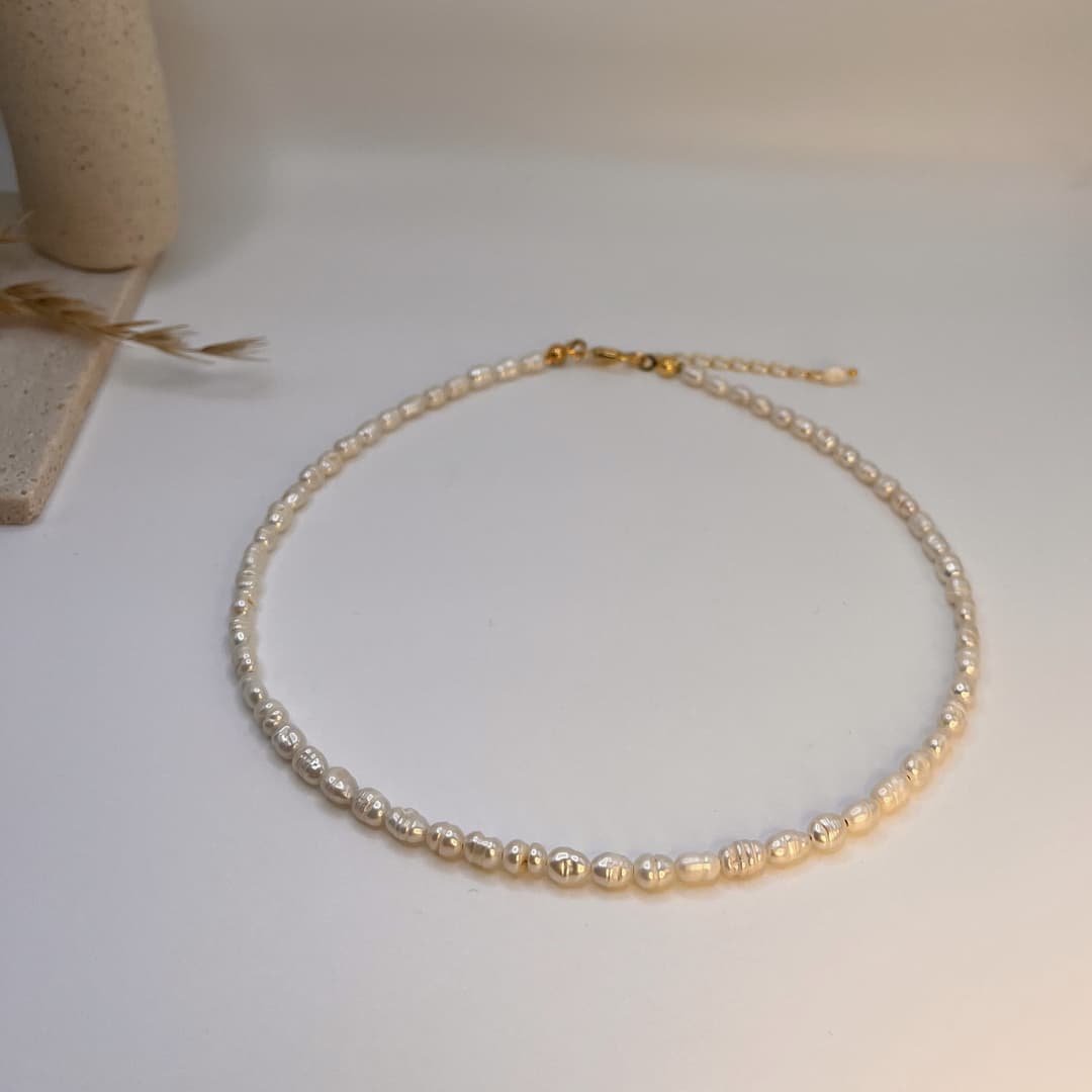 Dainty Fresh Water Pearl Necklace